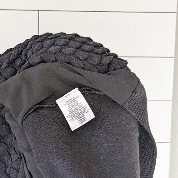 Trouve Black Knit Bubble Sweater XS - Picture 5 of 5